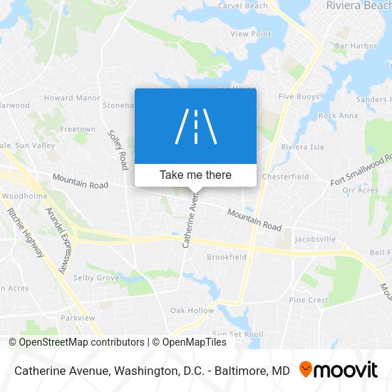 Catherine Avenue map