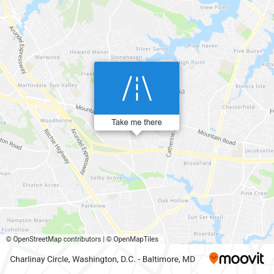 Mapa de Charlinay Circle