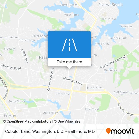Cobbler Lane map