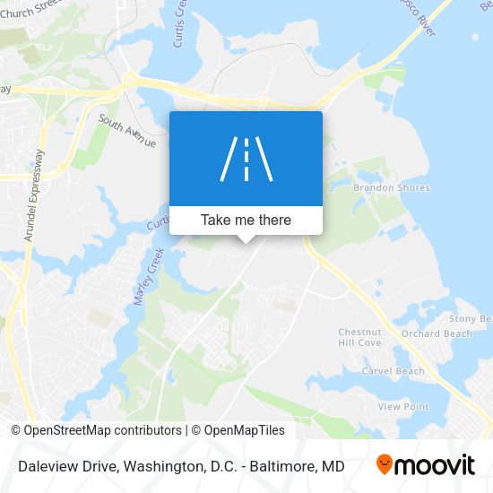 Daleview Drive map