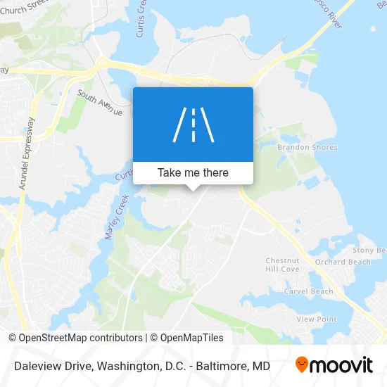 Daleview Drive map