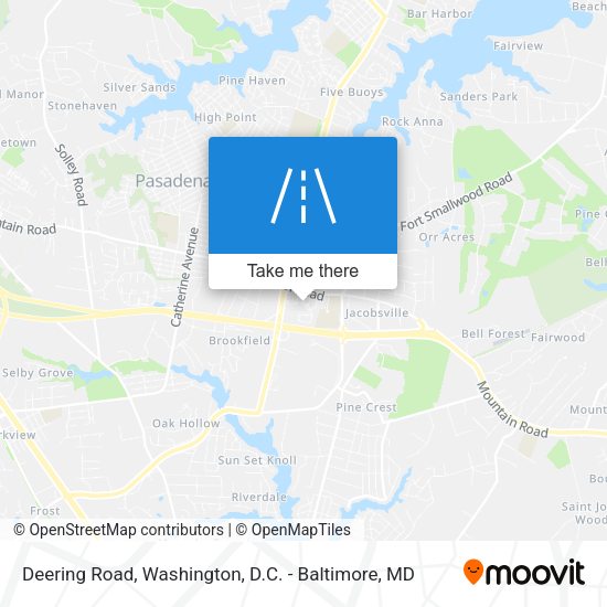 Mapa de Deering Road