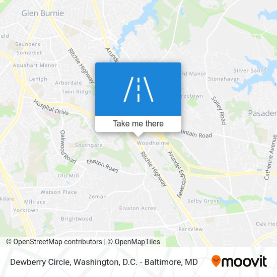 Dewberry Circle map