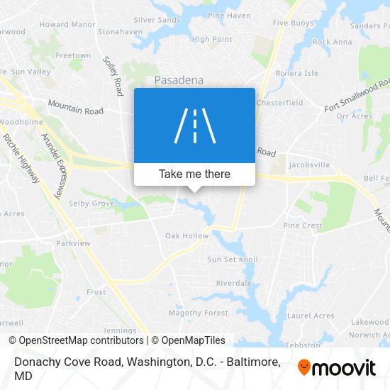 Mapa de Donachy Cove Road