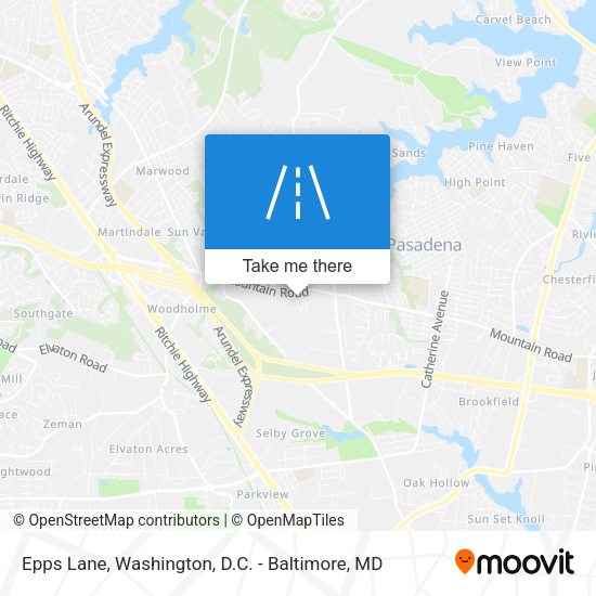 Epps Lane map