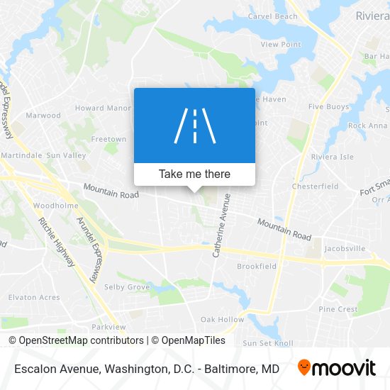 Mapa de Escalon Avenue