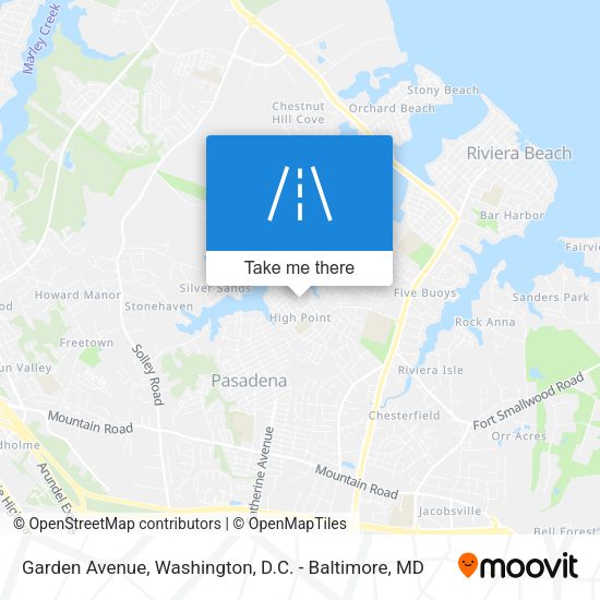 Garden Avenue map