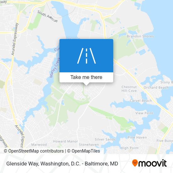 Glenside Way map