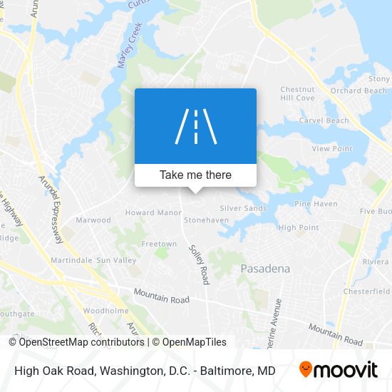 Mapa de High Oak Road