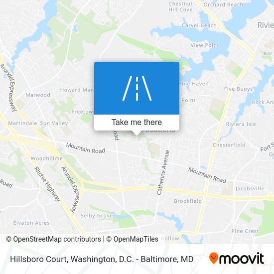 Hillsboro Court map