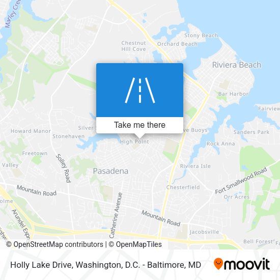 Holly Lake Drive map