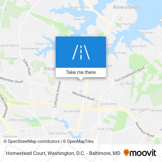Homestead Court map