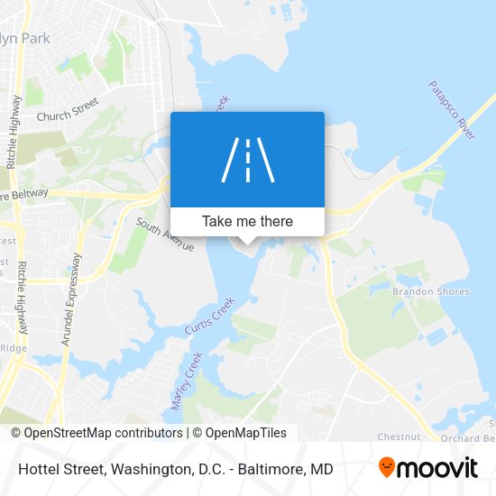 Mapa de Hottel Street