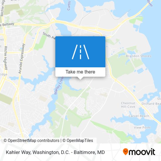 Kahler Way map