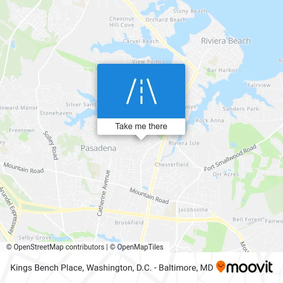 Kings Bench Place map