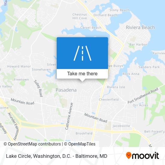 Lake Circle map