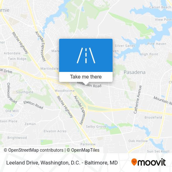 Mapa de Leeland Drive
