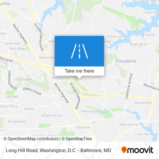 Long Hill Road map
