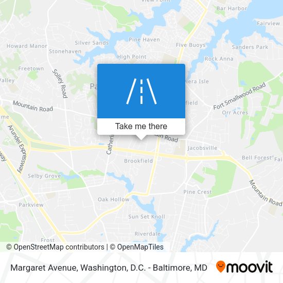 Margaret Avenue map