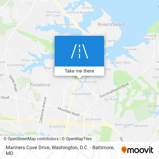 Mariners Cove Drive map