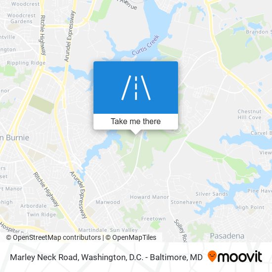 Mapa de Marley Neck Road