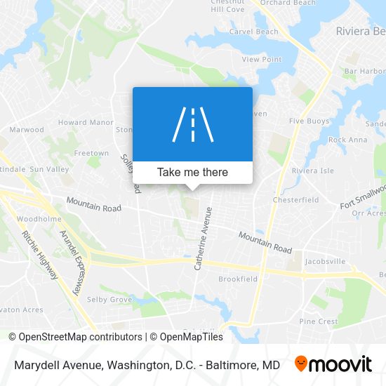 Marydell Avenue map