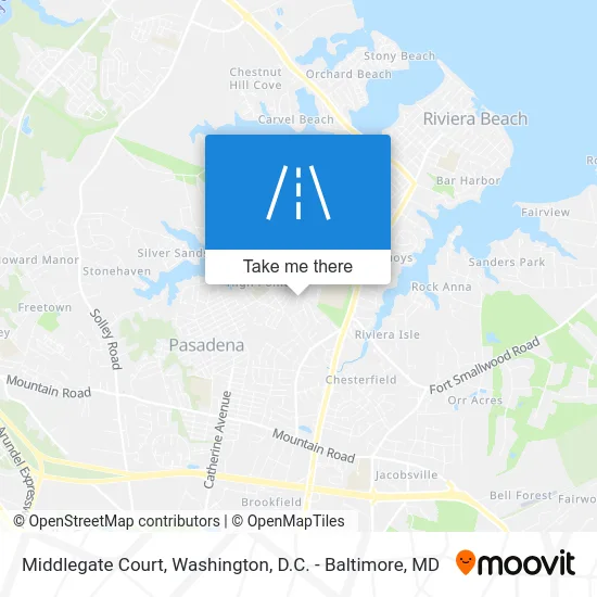 Middlegate Court map