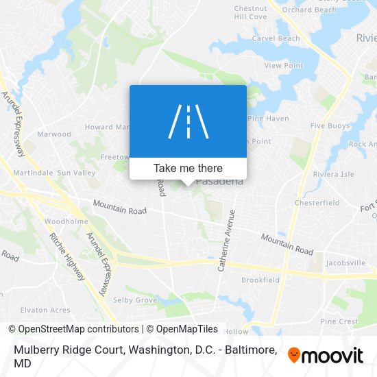 Mapa de Mulberry Ridge Court