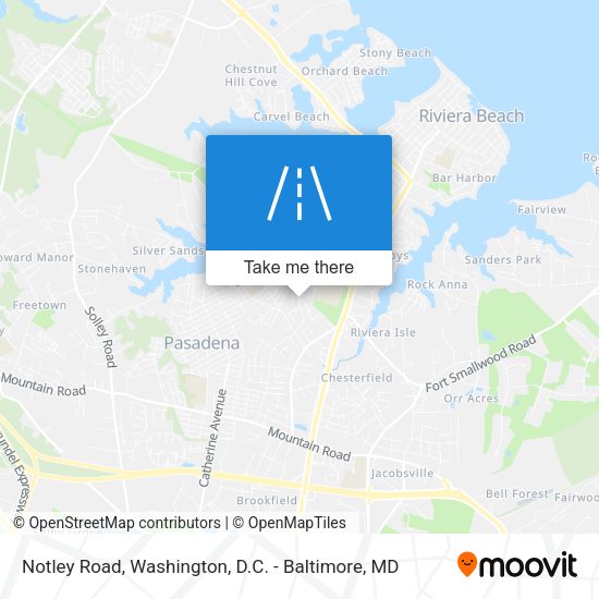 Mapa de Notley Road