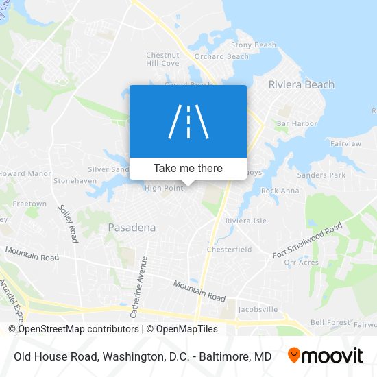 Old House Road map