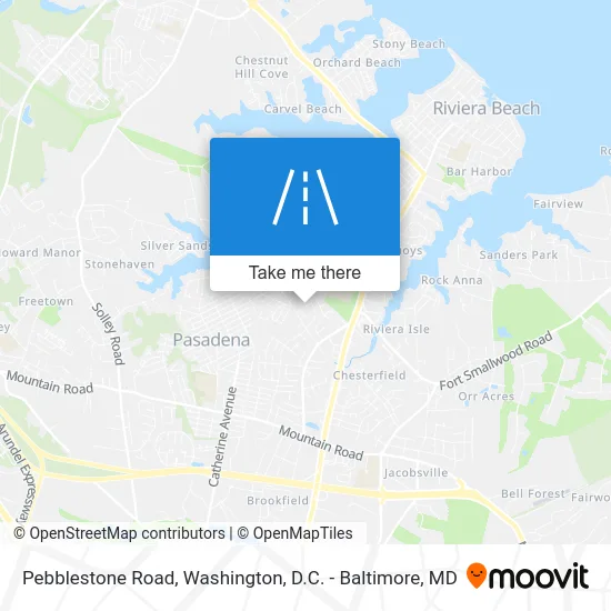 Pebblestone Road map