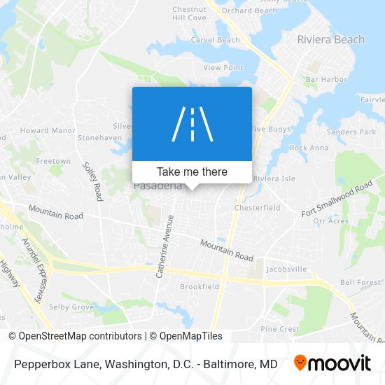 Mapa de Pepperbox Lane