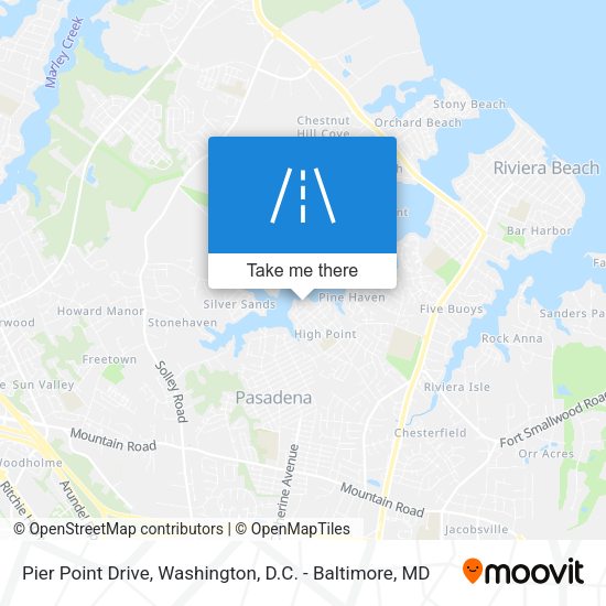 Mapa de Pier Point Drive