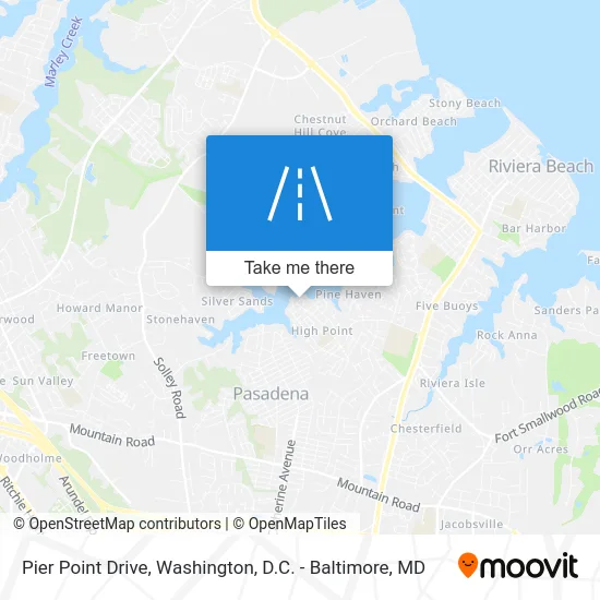 Pier Point Drive map