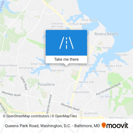 Mapa de Queens Park Road