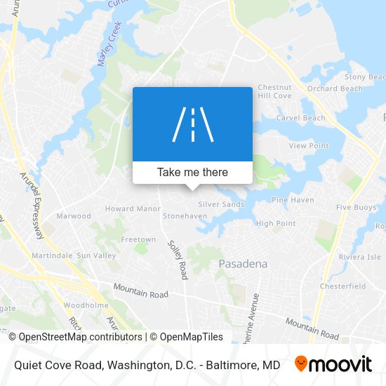Mapa de Quiet Cove Road