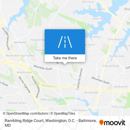 Rambling Ridge Court map