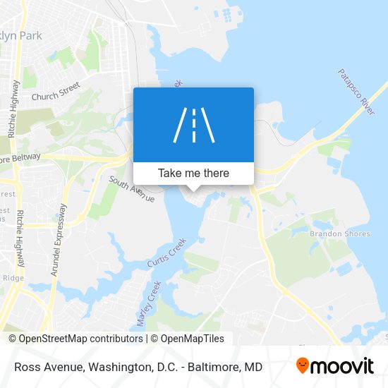 Ross Avenue map