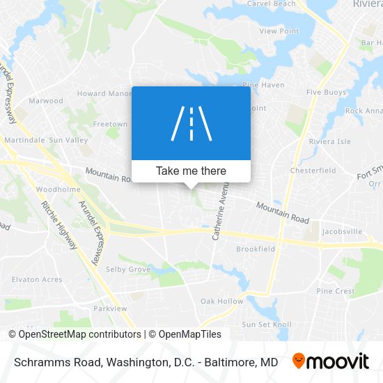 Mapa de Schramms Road