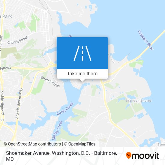 Mapa de Shoemaker Avenue