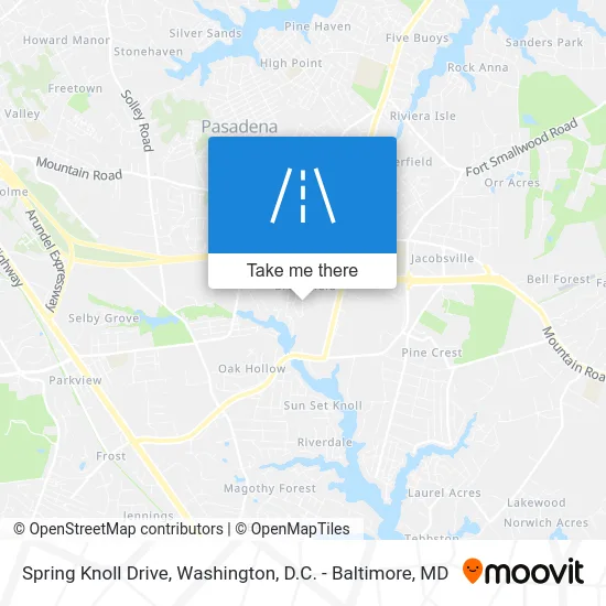 Spring Knoll Drive map