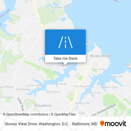 Stoney View Drive map