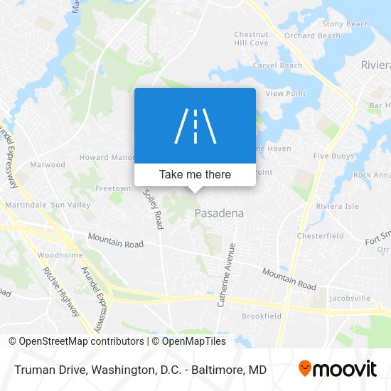 Truman Drive map