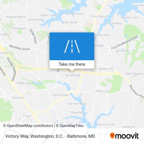 Victory Way map