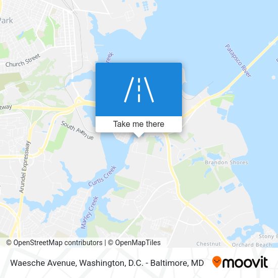 Mapa de Waesche Avenue