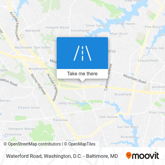 Mapa de Waterford Road