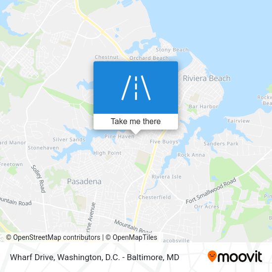 Mapa de Wharf Drive