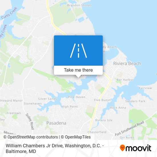 William Chambers Jr Drive map