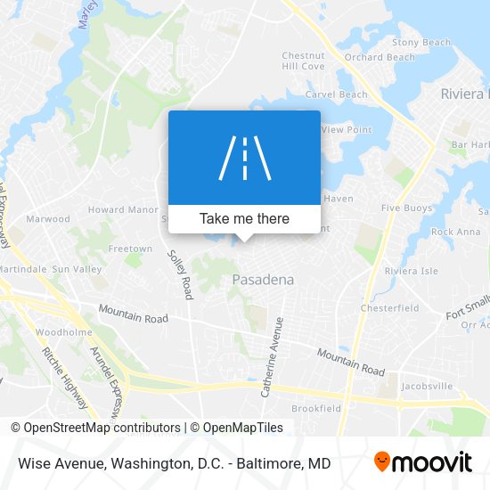 Wise Avenue map
