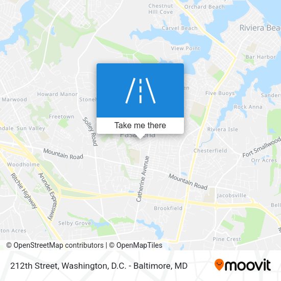 212th Street map